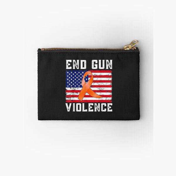 Item preview, End Gun Violence USA Flag Ribbon Anti Gun Awareness Day designed and sold by Corelli87.