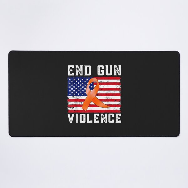 Item preview, End Gun Violence USA Flag Ribbon Anti Gun Awareness Day designed and sold by Corelli87.
