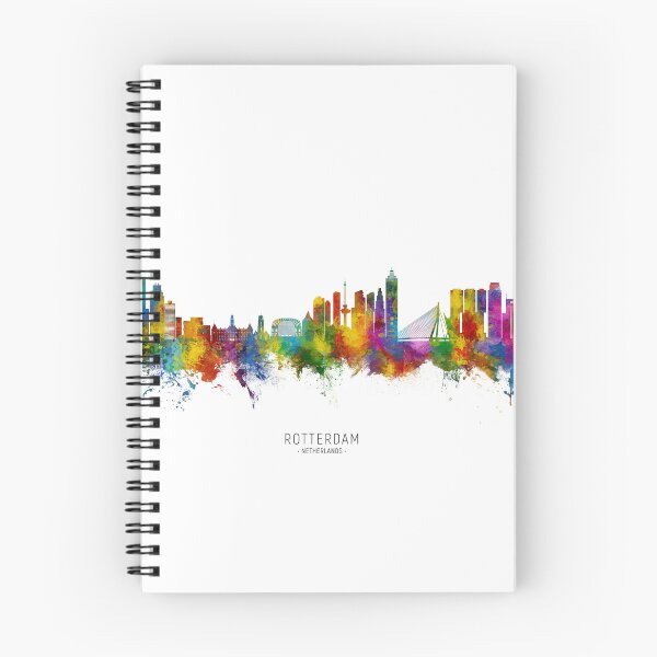 Item preview, Rotterdam The Netherlands Skyline designed and sold by ArtPrints.