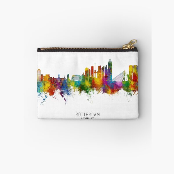 Item preview, Rotterdam The Netherlands Skyline designed and sold by ArtPrints.