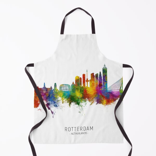 Item preview, Rotterdam The Netherlands Skyline designed and sold by ArtPrints.