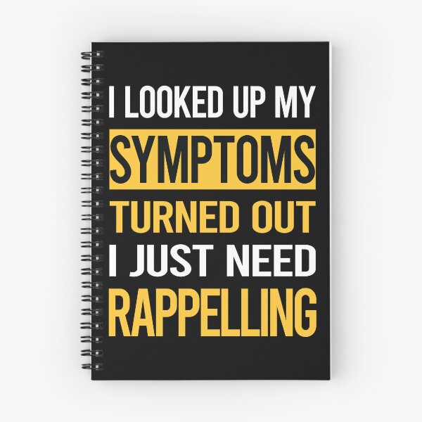 Item preview, Funny My Symptoms Rappelling Rappel designed and sold by kerry8d7dlaurie.