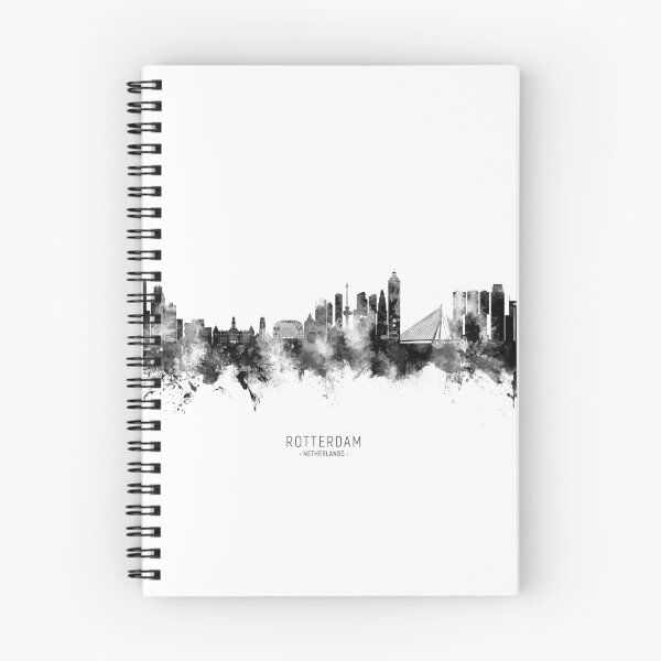 Item preview, Rotterdam The Netherlands Skyline designed and sold by ArtPrints.