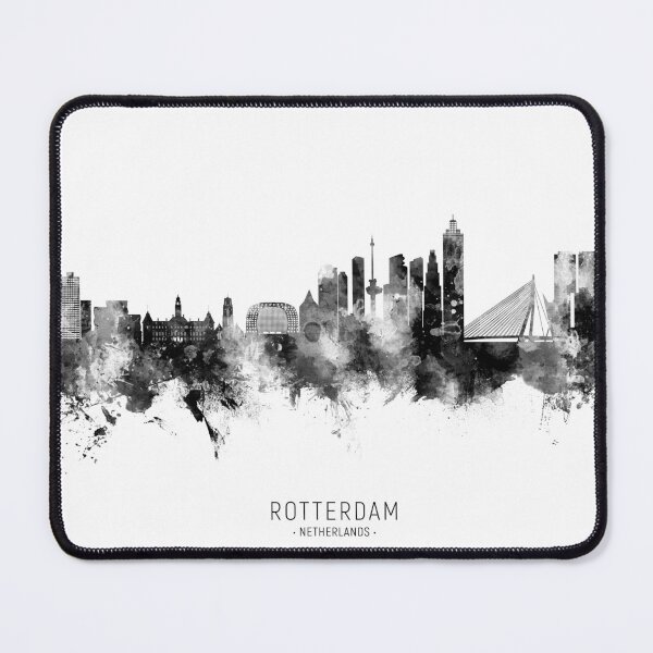 Item preview, Rotterdam The Netherlands Skyline designed and sold by ArtPrints.