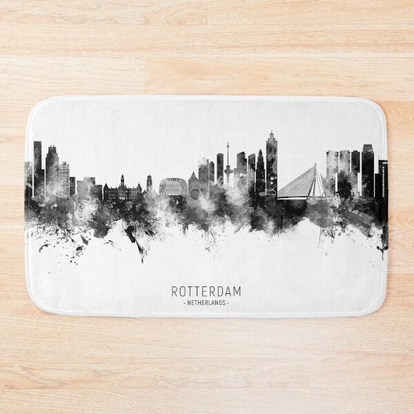 Item preview, Rotterdam The Netherlands Skyline designed and sold by ArtPrints.