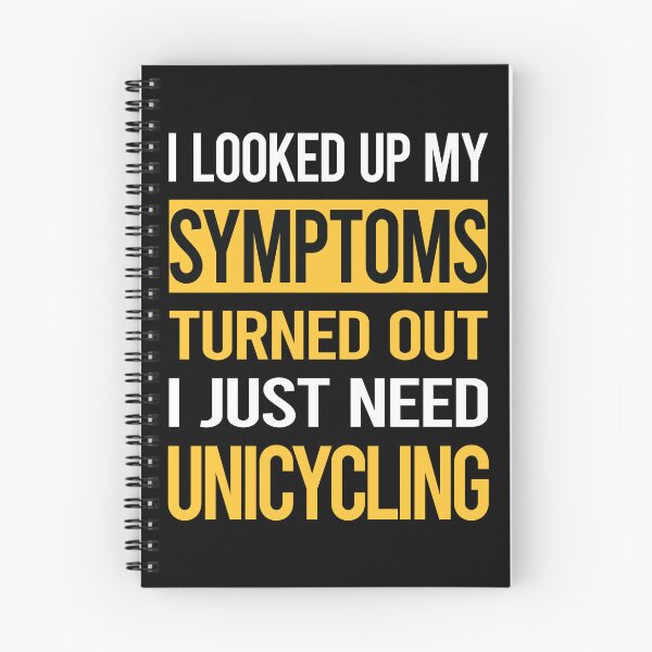 Item preview, Funny My Symptoms Unicycling Unicycle Unicyclist designed and sold by kerry8d7dlaurie.