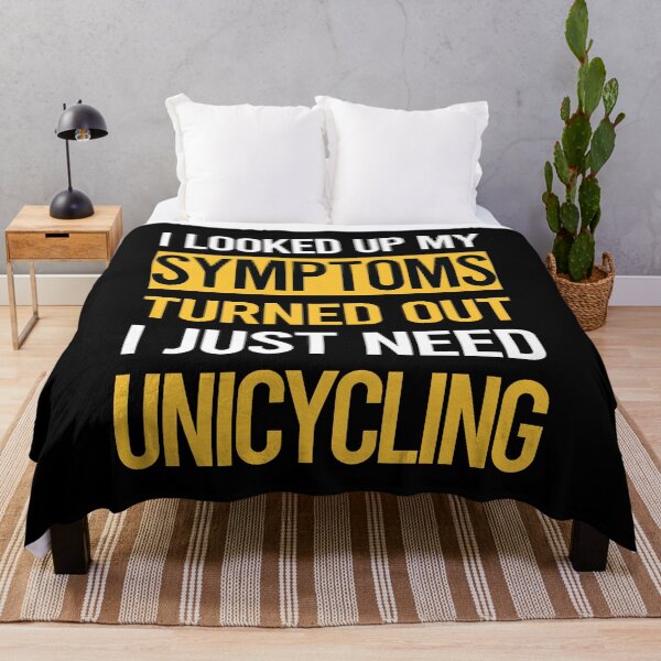 Item preview, Funny My Symptoms Unicycling Unicycle Unicyclist designed and sold by kerry8d7dlaurie.