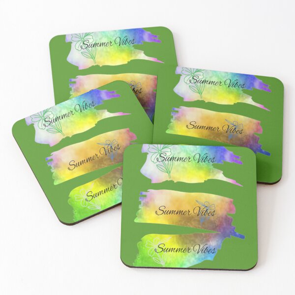 Item preview, Summer Vibes Abstraction, 4,bold colorful abstract playful design inspired by nature designed and sold by Adri Barnard.
