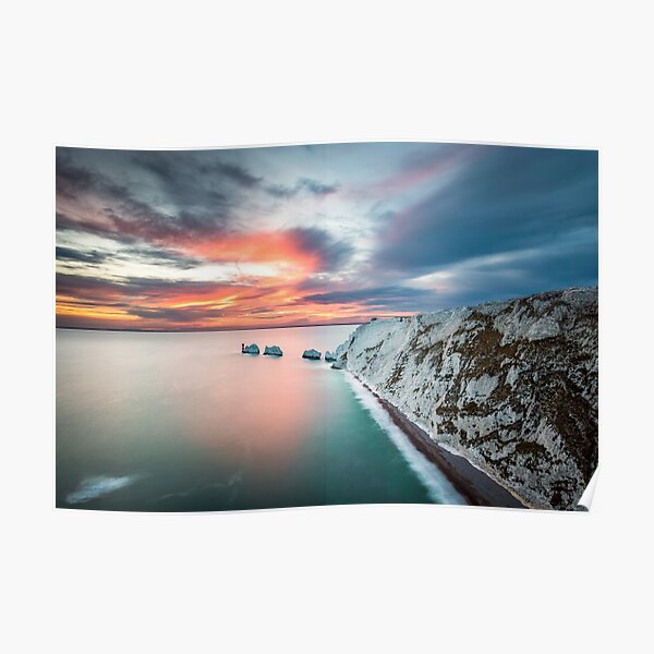 The Needles Sunset Poster