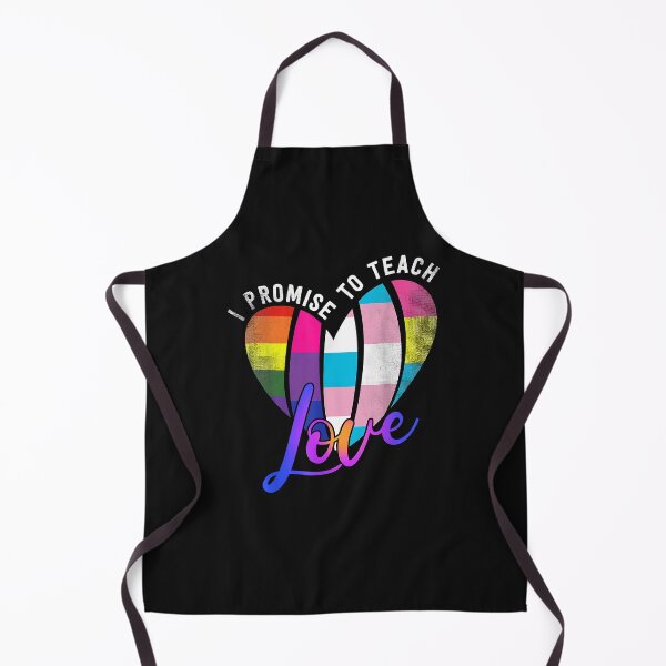 Item preview, I Promise To Teach Love LGBT-Q Pride Proud Ally Teacher designed and sold by Vignette2323.