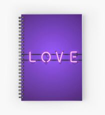 NEON LOVE Spiral Notebook