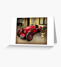 Rare Aston Martin. Greeting Card
