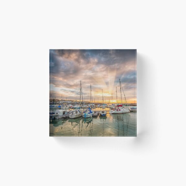 Item preview, Ryde Harbour Sunbeam Sunset designed and sold by manateevoyager.