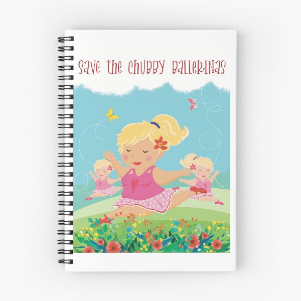 Item preview, Save the chubby ballerina! Body-positive art designed and sold by marina63.