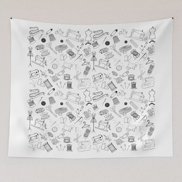 Item preview, Pattern of sewing equipment for seamstresses designed and sold by PausePapote.