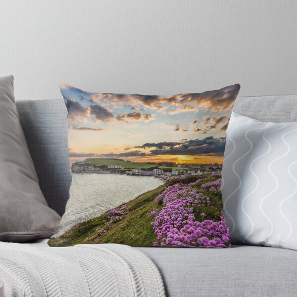 Item preview, Freshwater Bay Sea Thrift Sunset designed and sold by manateevoyager.