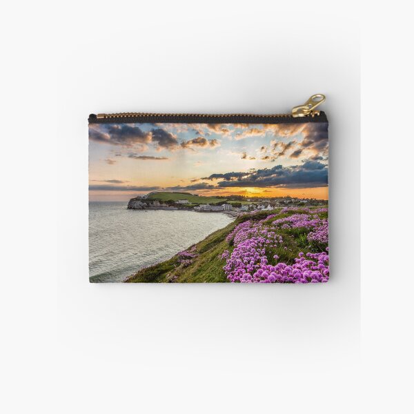 Item preview, Freshwater Bay Sea Thrift Sunset designed and sold by manateevoyager.