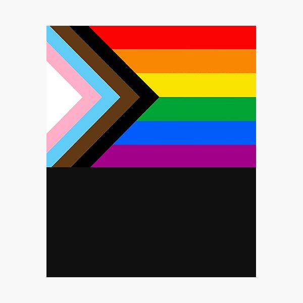 Item preview, Lgbtq+ progress pride flag poster designed and sold by TinaMariel2021.