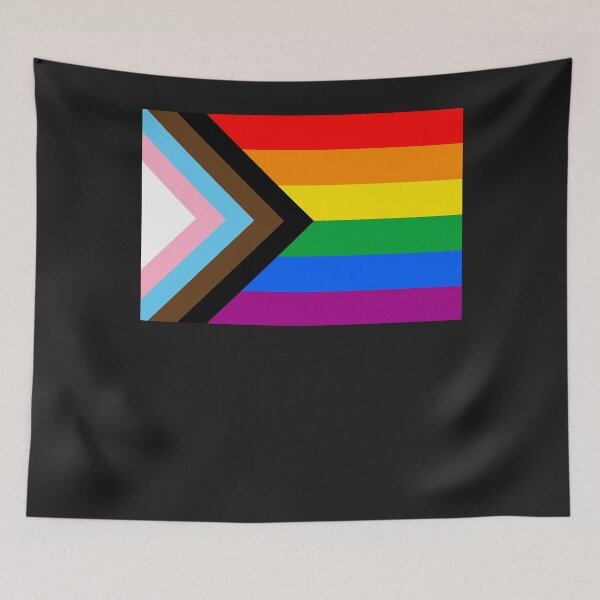 Item preview, Lgbtq+ progress pride flag poster designed and sold by TinaMariel2021.
