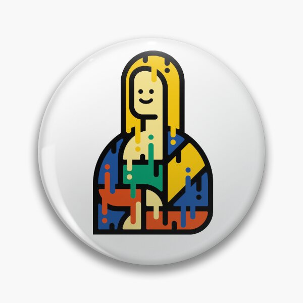 Item preview, Bold Bauhaus Interpretation Mona Lisa Dripping designed and sold by Designarko.