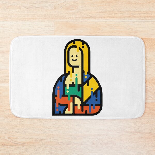 Item preview, Bold Bauhaus Interpretation Mona Lisa Dripping designed and sold by Designarko.