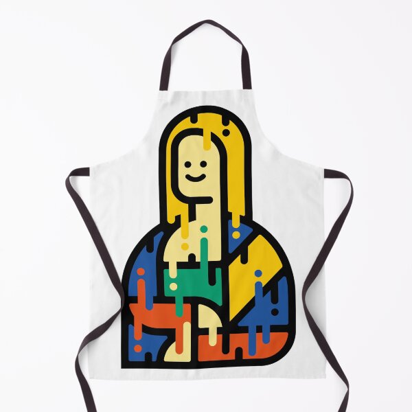 Item preview, Bold Bauhaus Interpretation Mona Lisa Dripping designed and sold by Designarko.