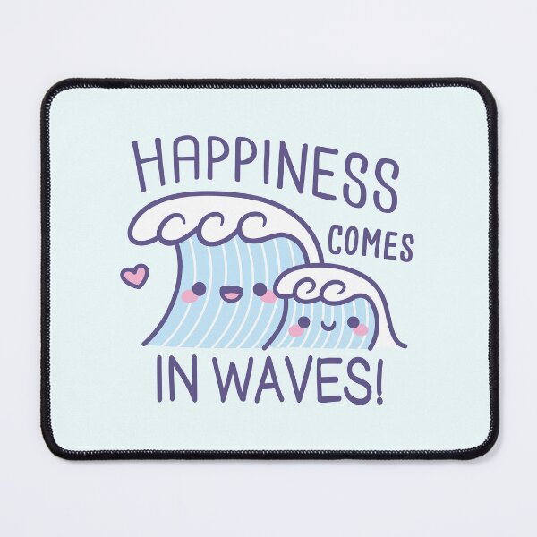 Item preview, Cute Ocean Happiness Comes In Waves designed and sold by rustydoodle.
