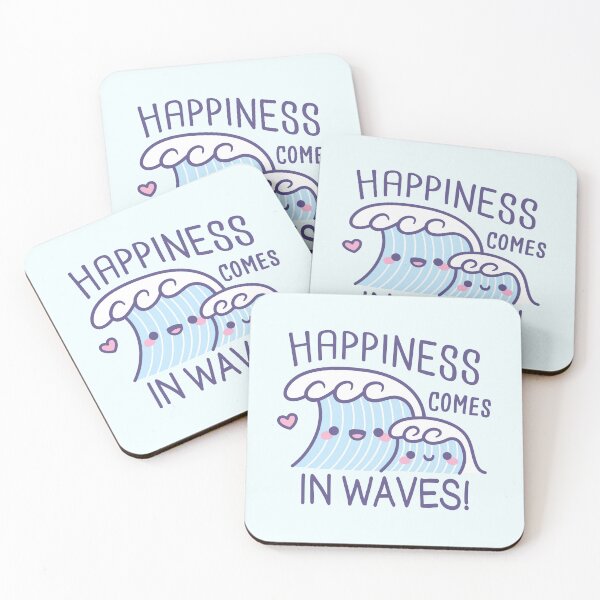 Item preview, Cute Ocean Happiness Comes In Waves designed and sold by rustydoodle.