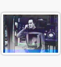 Data talks to himself Sticker