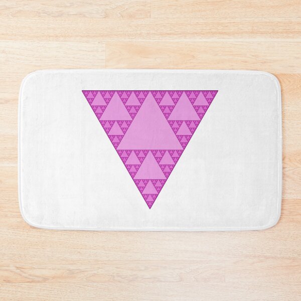 Item preview, Sierpinski Triangle as a Pink Triangle LGBTQ+ designed and sold by Happy Puppy Print On Demand.