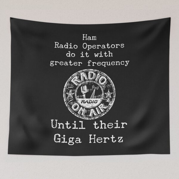 Item preview, Ham Radio Operators Frequency Giga Hertz TShirt Retro Top designed and sold by Corelli87.