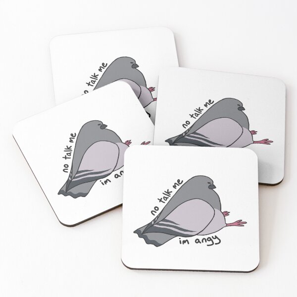 Item preview, Pigeon - No Talk Me Im Angy designed and sold by scribblefrog.
