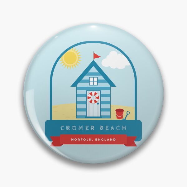 Item preview, Blue Cromer Beach Hut designed and sold by StudioShine.