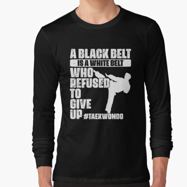 A Black Belt Is A White Belt Who Refused To Give Up Fighter Poster for  Sale by Nessshirts | Redbubble