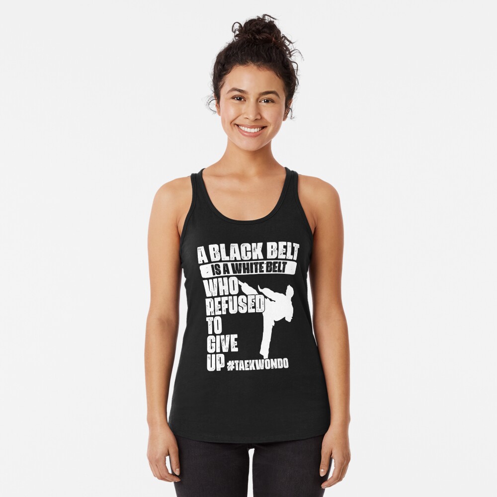 A Black Belt Is A White Belt Who Refused To Give Up Fighter Poster for  Sale by Nessshirts | Redbubble