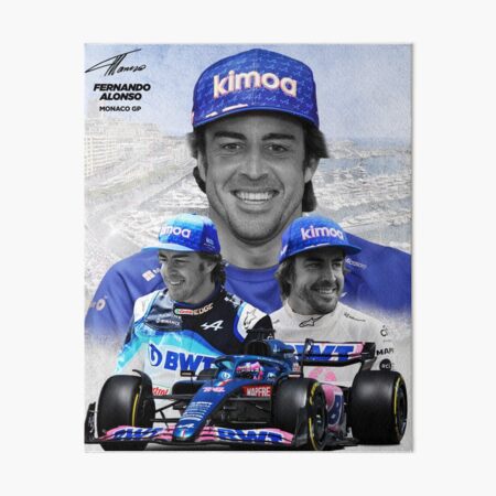 Fernando Alonso Is Overtake Of The Month Award Winner Decor Poster Canvas -  Byztee