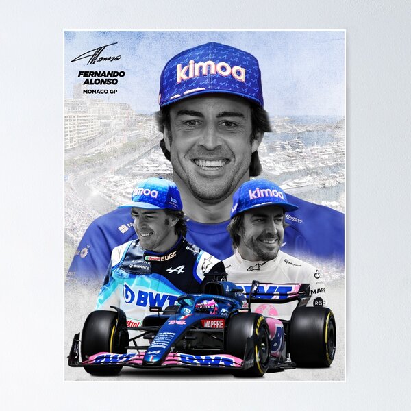 Fernando Alonso Become The First Driver In F1 History To Complete 100000 Km  At Singapore GP Home Decor Poster Canvas - Masteez