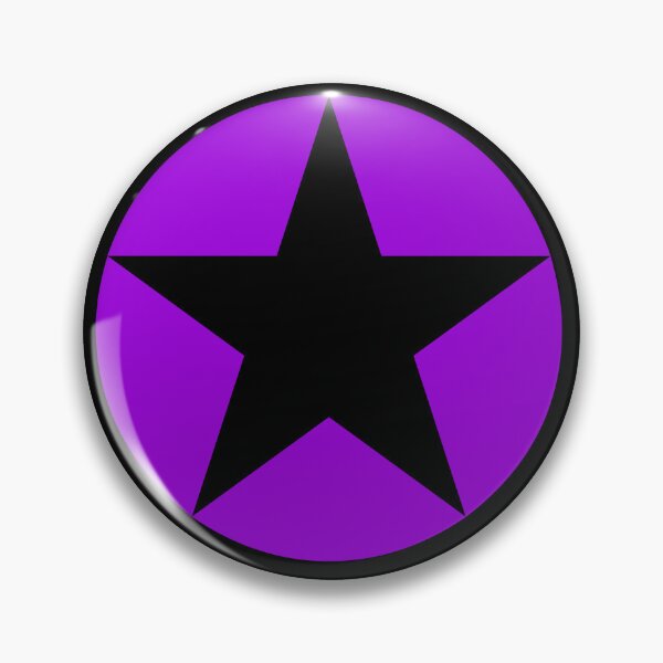 Item preview, Purple 5-point star, or pentagram designed and sold by effervescence.