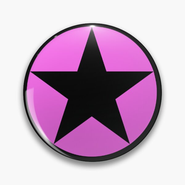Item preview, Pink 5-point star, or pentagram designed and sold by effervescence.