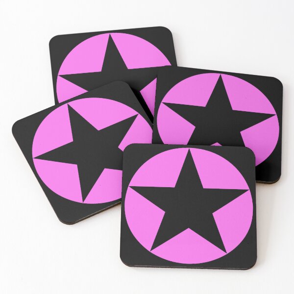Item preview, Pink 5-point star, or pentagram designed and sold by effervescence.