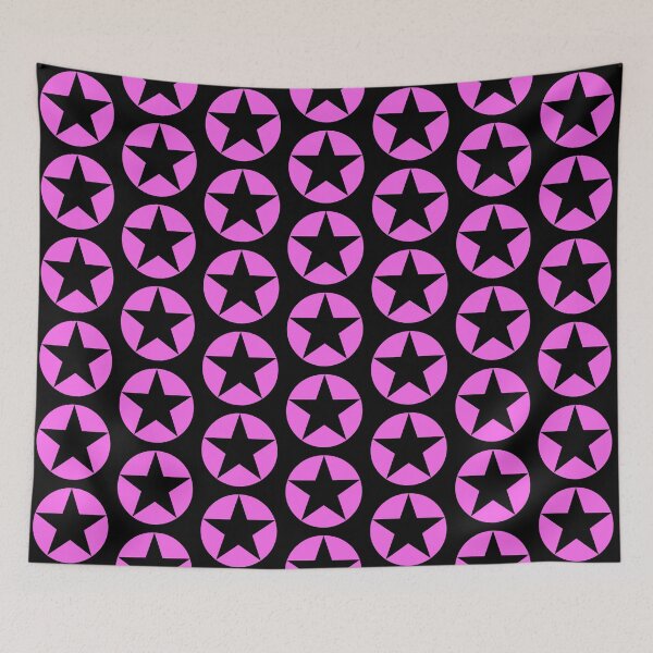 Item preview, Pink 5-point star, or pentagram designed and sold by effervescence.