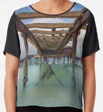 Fort Victoria Pier Chiffon Top