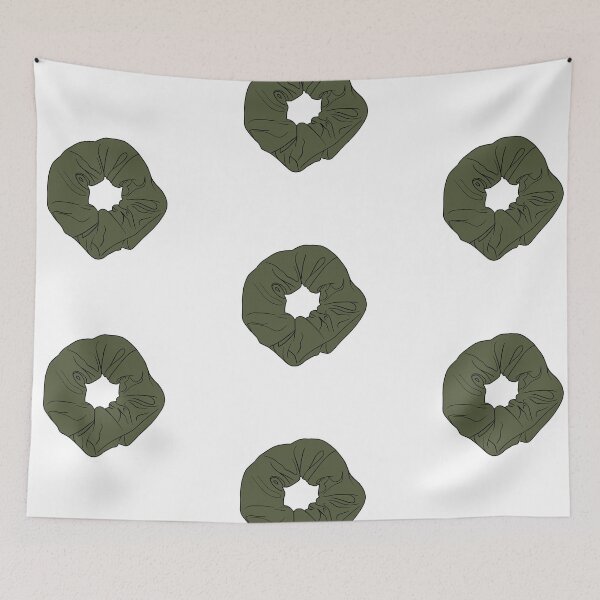 Item preview, Scrunchie dark matcha green designed and sold by Zezeye.