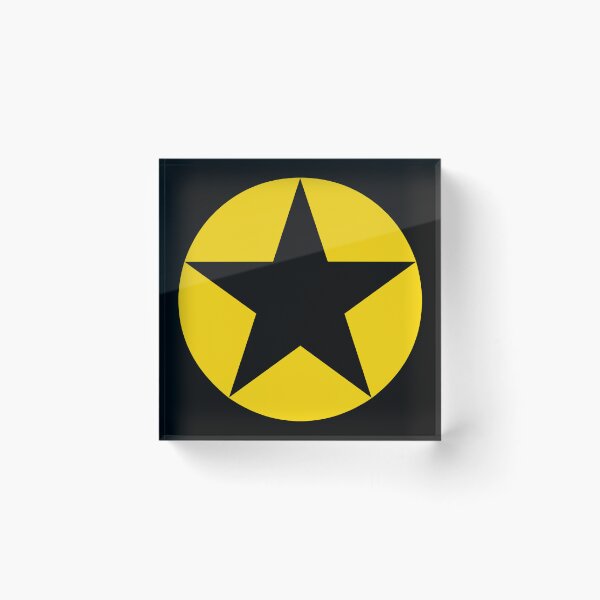Item preview, Yellow 5-point star, or pentagram designed and sold by effervescence.