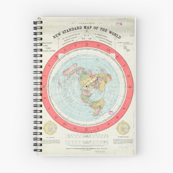 Item preview, Flat Earth - Gleason's Map designed and sold by flatearthtalk.