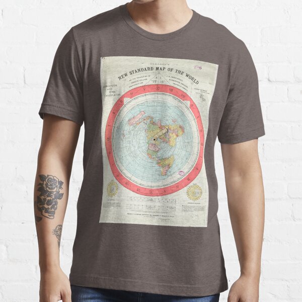 Flat Earth - Gleason's Map Essential T-Shirt