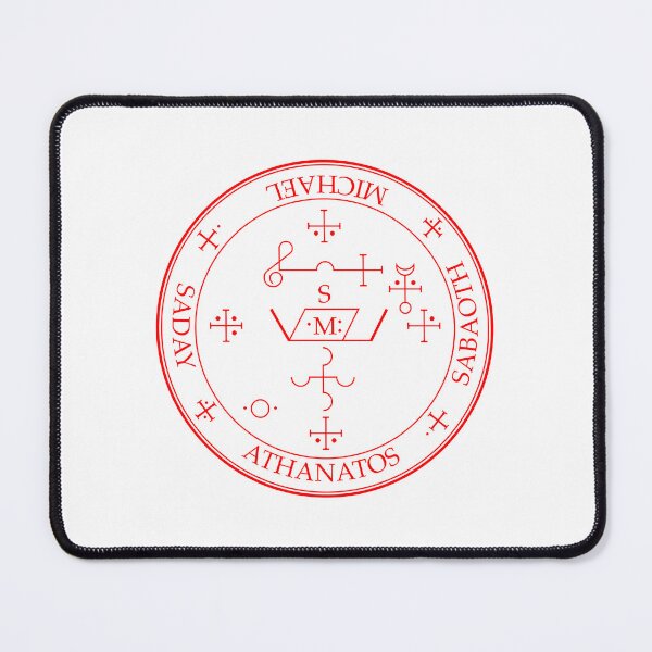 Item preview, Powerful Christian Protection Sigil — Archangel Michael (Red) designed and sold by ComeToJesus.