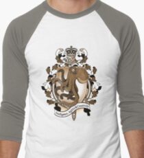 Octopus Coat Of Arms Heraldry Men's Baseball ¾ T-Shirt