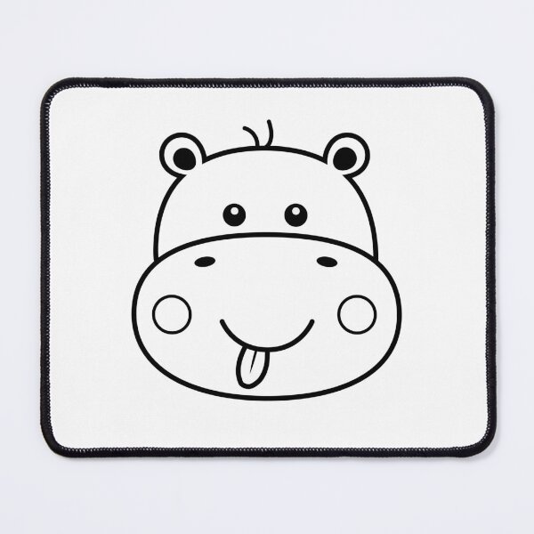 Item preview, Hippo Sticking Out Tongue Cheeky Animal Head designed and sold by samshirts.
