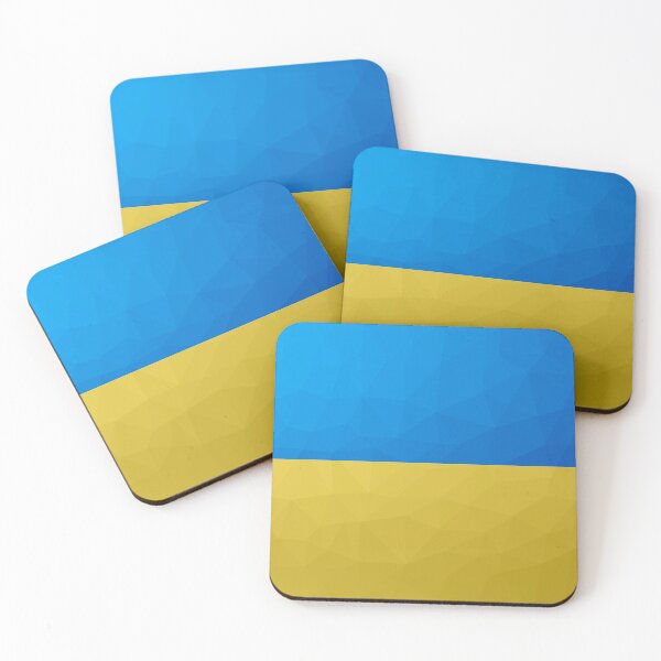 Item preview, Ukraine flag yellow blue geometric pattern mesh designed and sold by PLdesign.